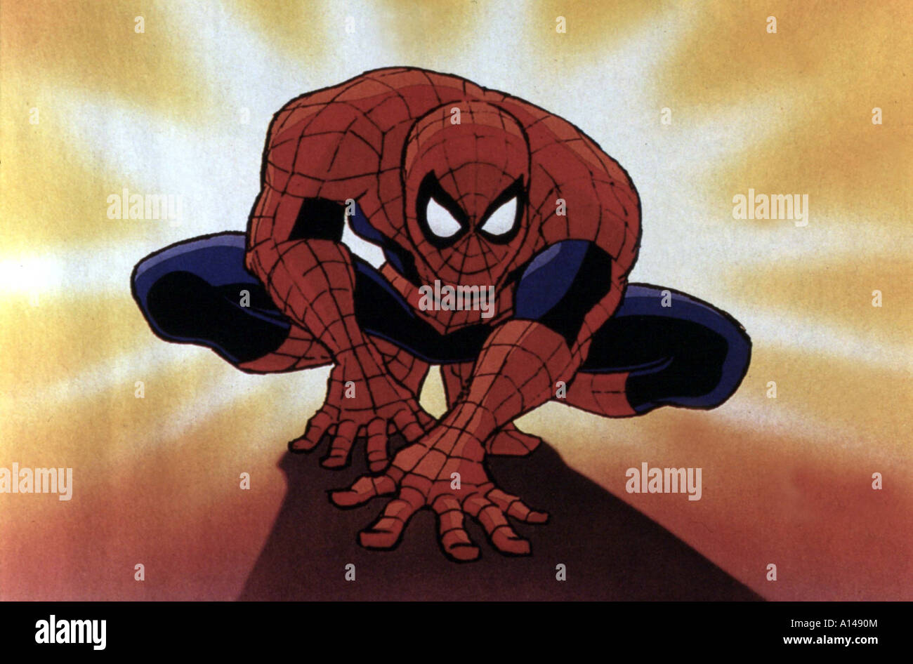 Spider Man Année 1997 sur la base de Stan Lee et Steve Ditko s bande dessinée Banque D'Images