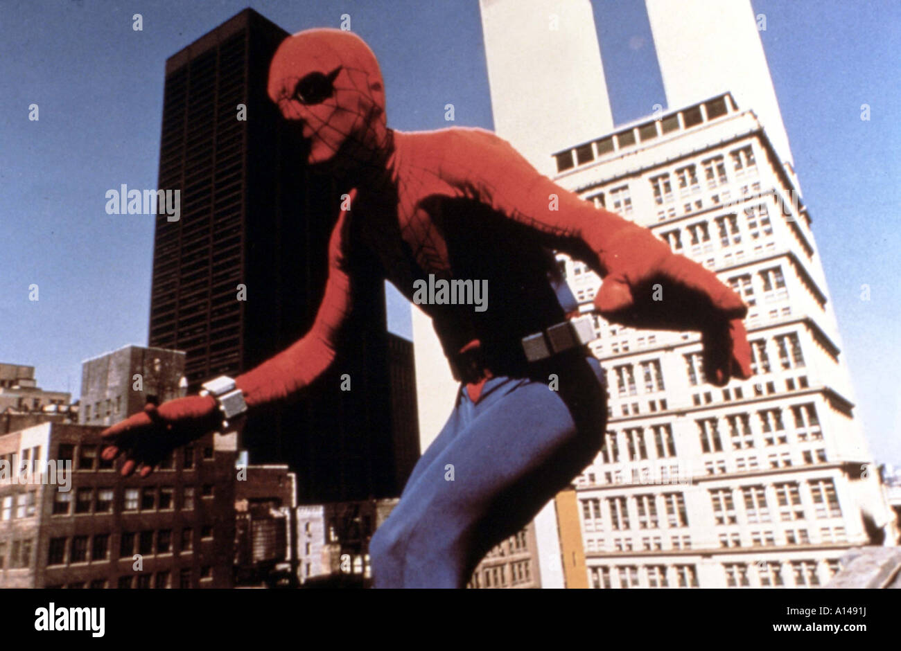 L'année 1977 Amazing Spider Man Directeur E W Swackhamer en fonction de Stan Lee et Steve Ditko s bande dessinée Banque D'Images