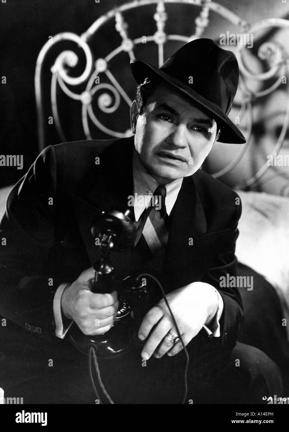 Année de double indemnité Directeur 1944 Billy Wilder Edward G Robinson basé sur le livre de James M Cain Banque D'Images