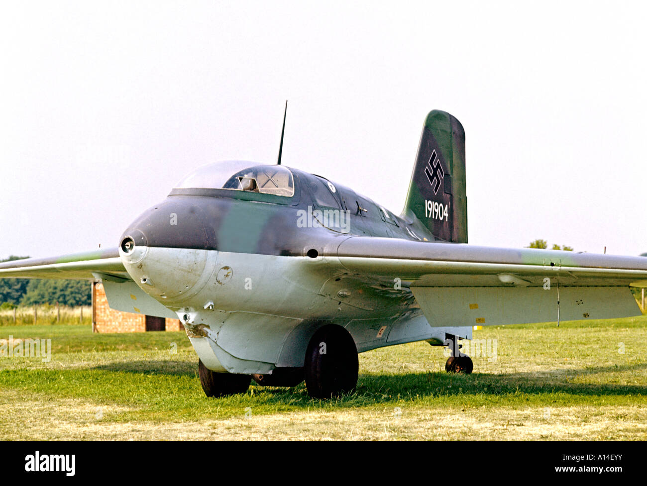 Messerschmitt Me163 Komet RAF Colerne Air Museum Wiltshire UK UE 1966 Banque D'Images