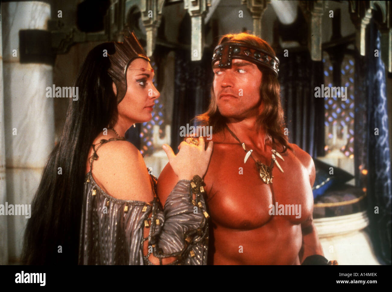 Conan le destructeur de Richard Fleischer 1984 Arnold Schwarzenegger Sarah Douglas Banque D'Images