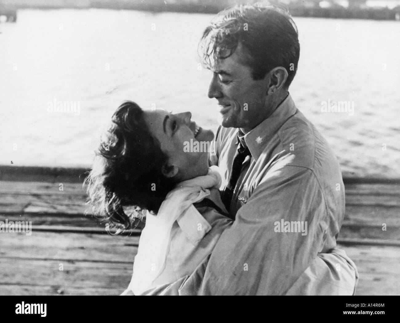 Sur la plage de Stanley Kramer 1959 Gregory Peck Ava Gardner Banque D'Images