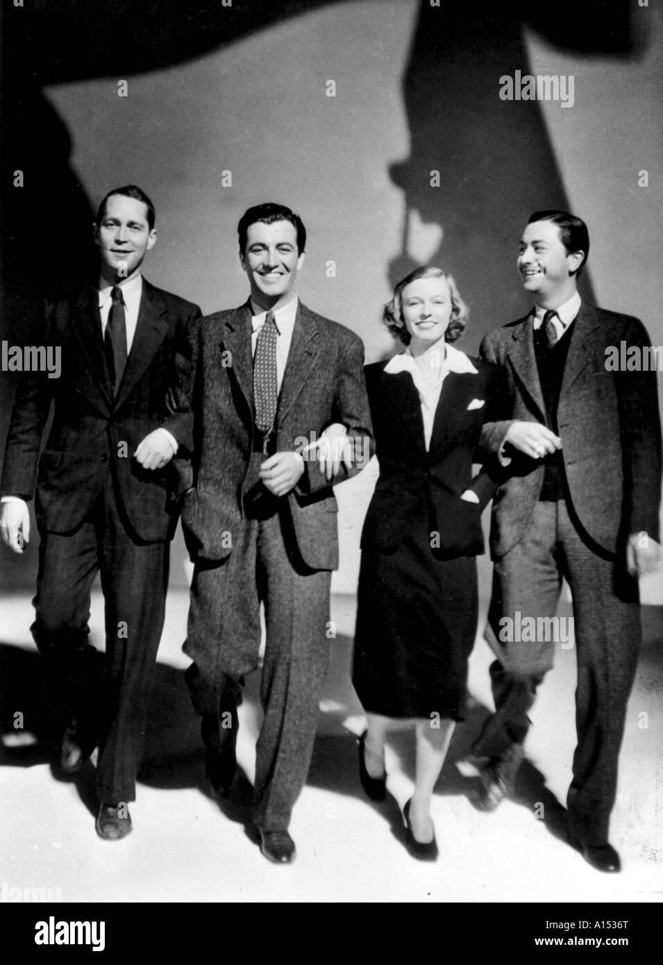 Trois camarades Année 1938 réalisateur Frank Borzage Robert Young Robert Taylor Franchot Tone Margaret Sullavan basé sur Erich Mari Banque D'Images