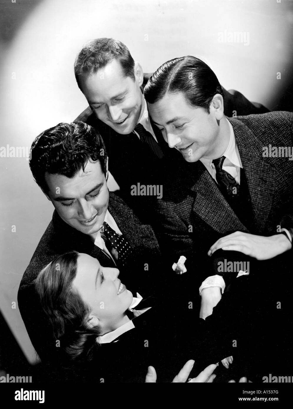 Trois camarades Année 1938 réalisateur Frank Borzage Robert Young Franchot Tone Robert Taylor Margaret Sullavan basé sur Erich Mari Banque D'Images