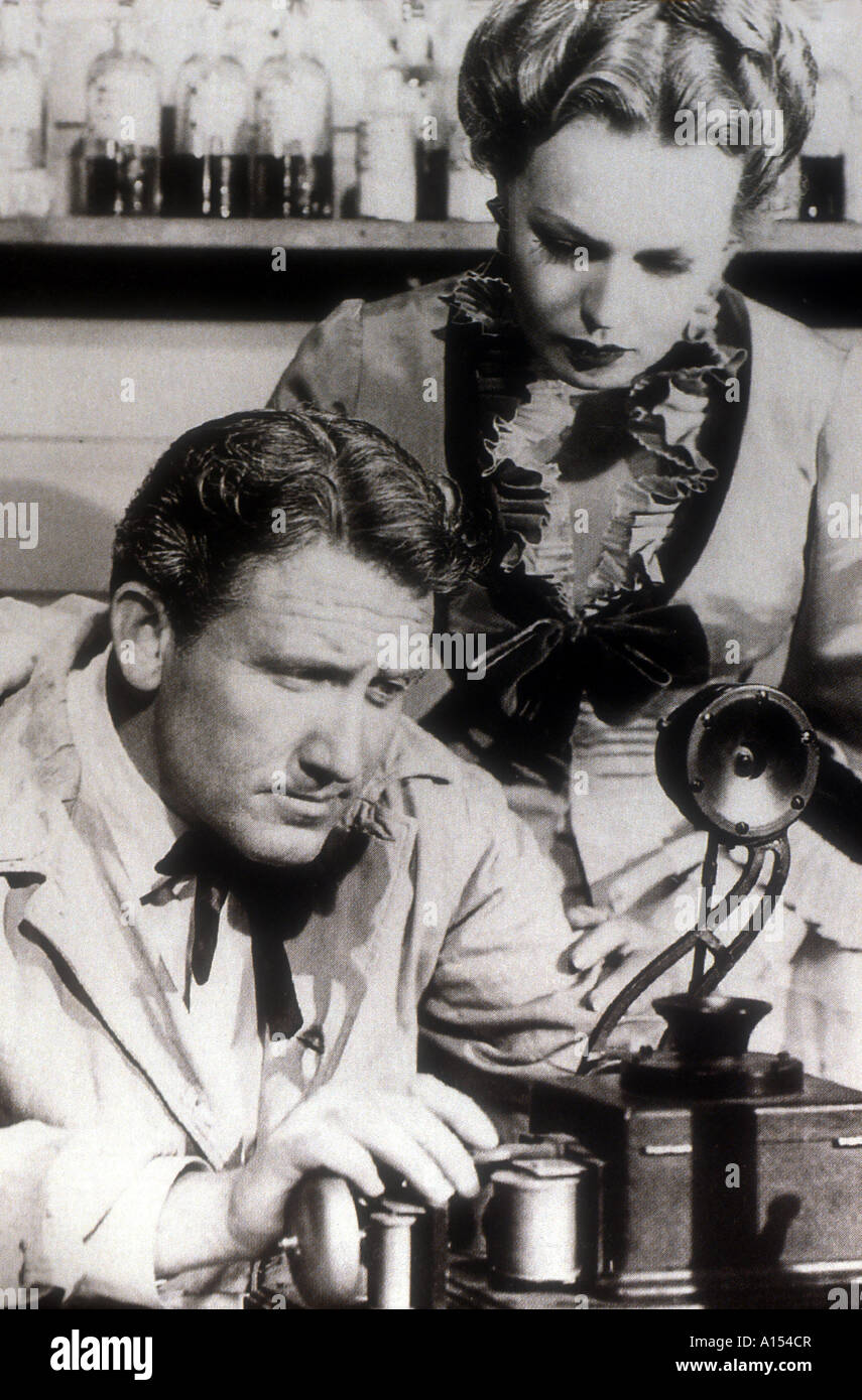 Edison l'Homme Année 1940 Réalisateur Clarence Brown Spencer Tracy Rita Johnson Banque D'Images