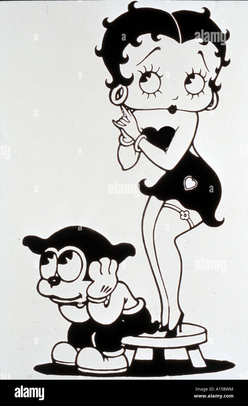 Betty Boop Banque D'Images