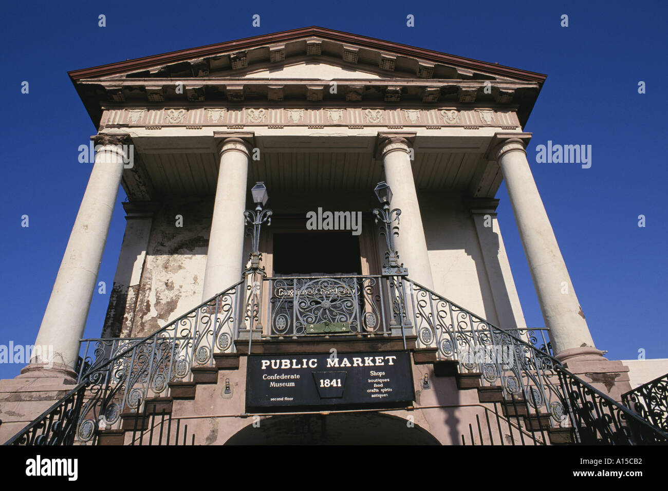 Historique de Charleston en Caroline du Sud marché aux esclaves est maintenant un marché public dans le vieux Charleston Banque D'Images