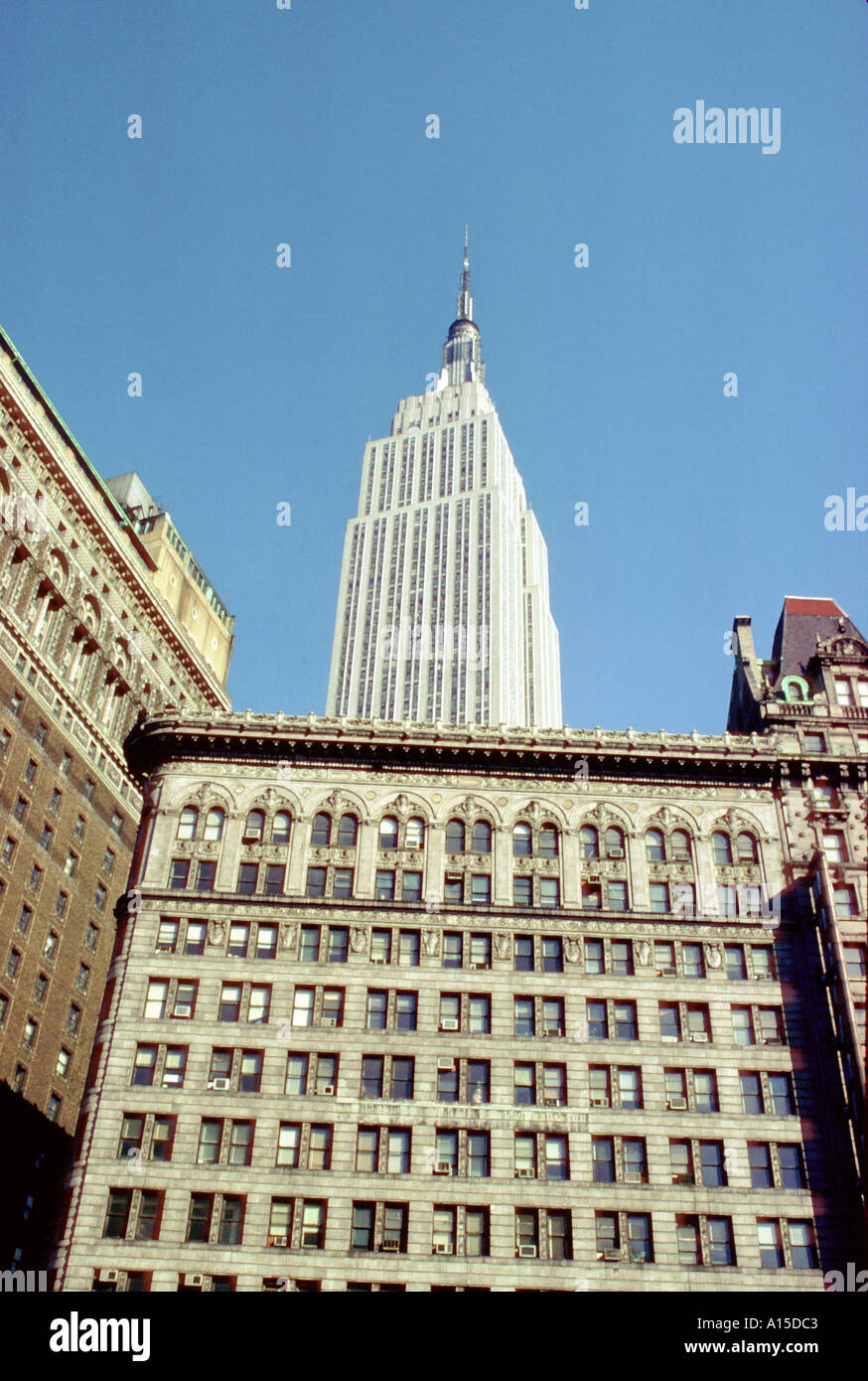 États-unis NEW YORK NEW YORK Empire State Building Banque D'Images