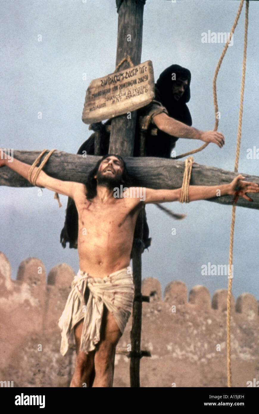 L'année 1977 Jésus de Nazareth de Franco Zeffirelli Directeur Robert Powell Banque D'Images