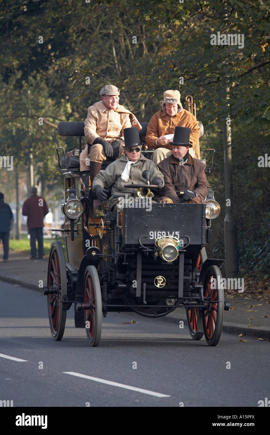 1896 Panhard et Levassor 2006 dans le Londres à Brighton Veteran car run Banque D'Images