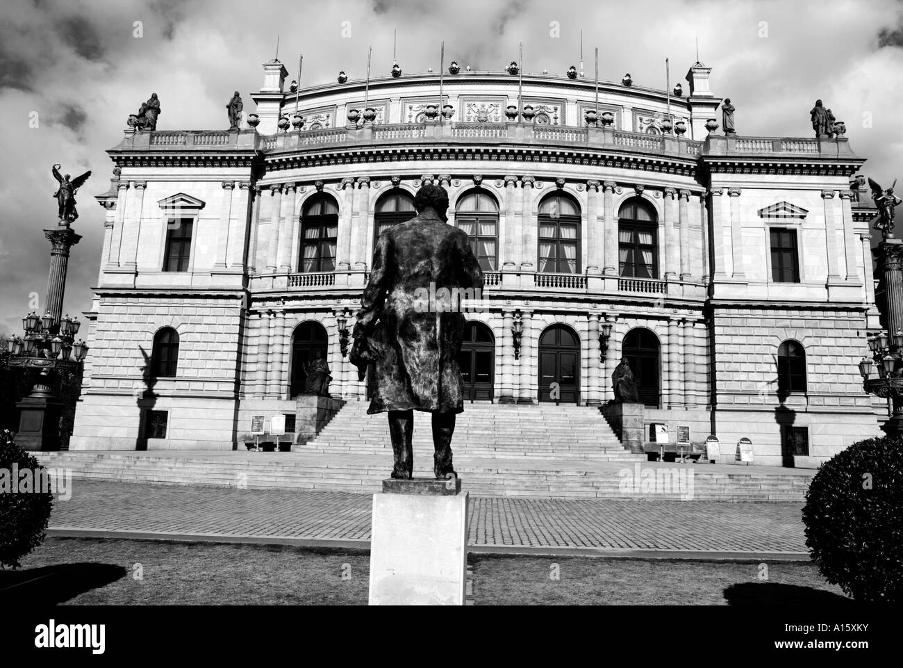 RUDOLPHINUM CONCERT HALL PRAGUE RÉPUBLIQUE TCHÈQUE Banque D'Images