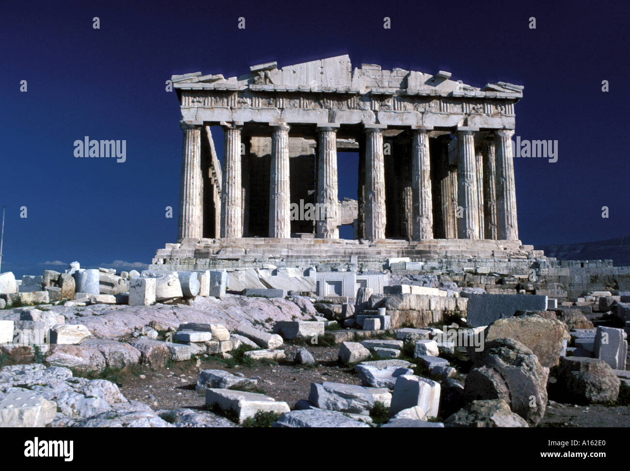 EUROPE GRÈCE ACROPOLE PARTHÉNON Banque D'Images