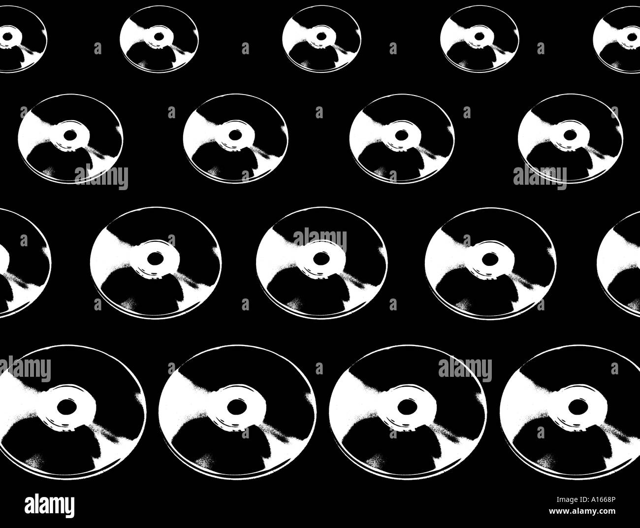 Disques compacts Banque D'Images