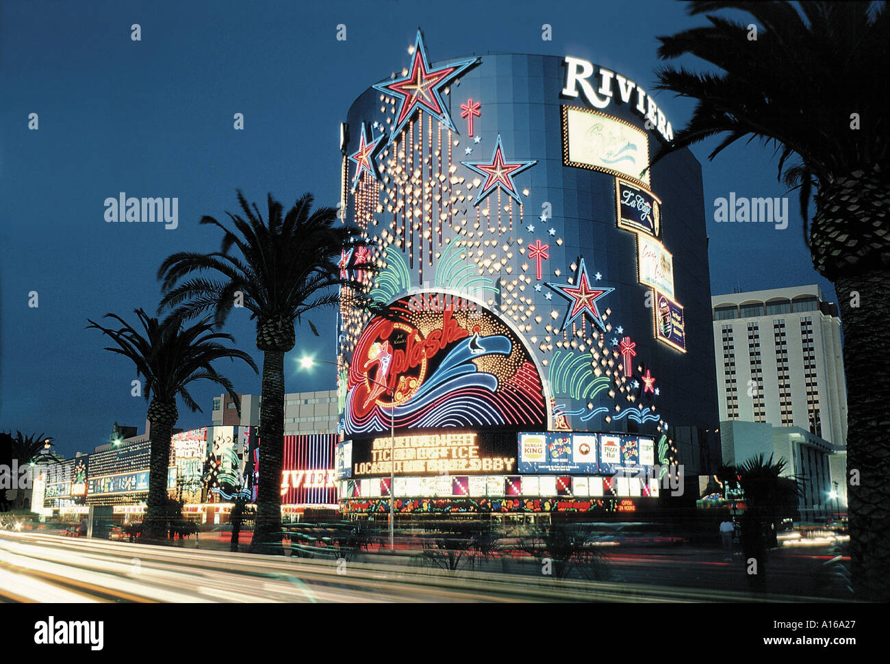 Riviera Hotel and Casino à Las Vegas au Nevada Banque D'Images