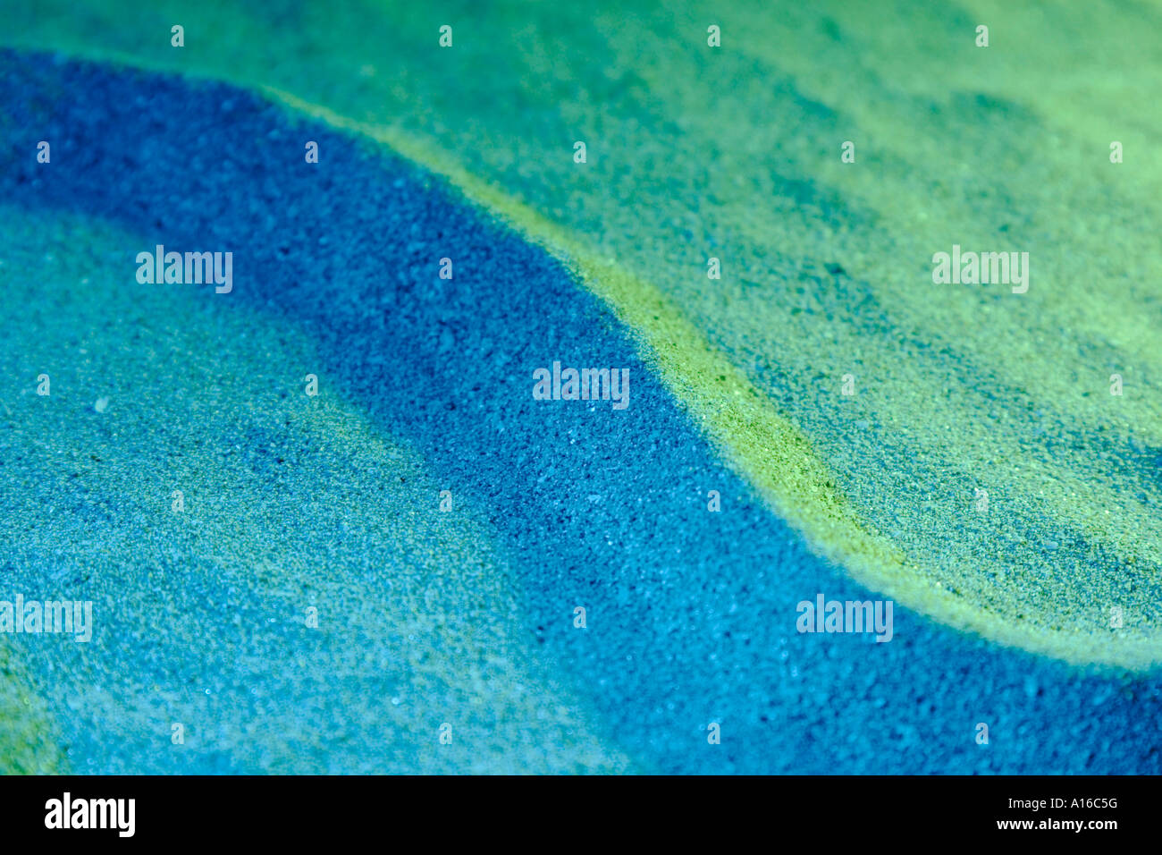 VHM102388 Abstract image colorée Fine Art fait à partir de sable Banque D'Images