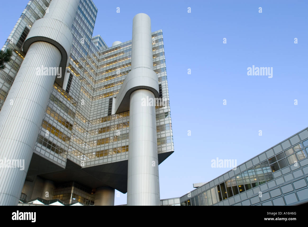 Allemagne Bavière Munich central bureau ou siège social de la Hypovereinsbank Banque Banque D'Images