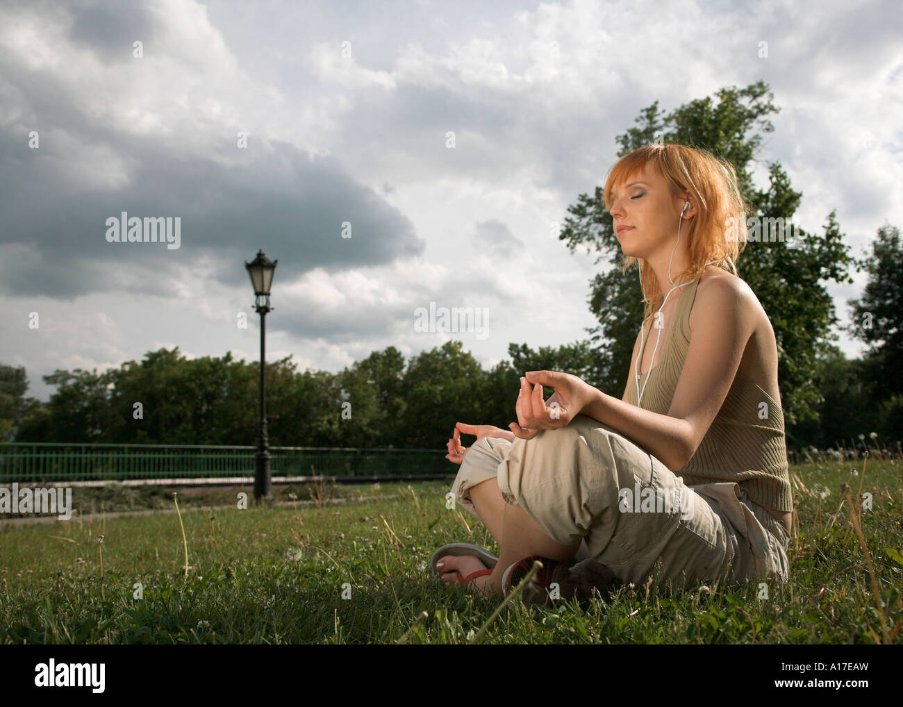 Woman outdoor Banque D'Images