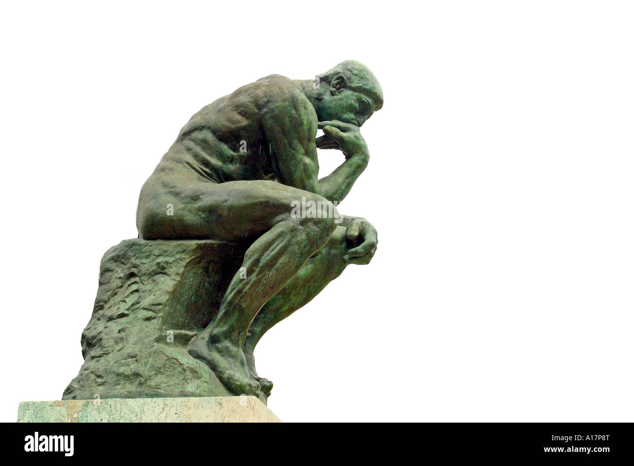 Le penseur de Rodin, Paris, France. Banque D'Images