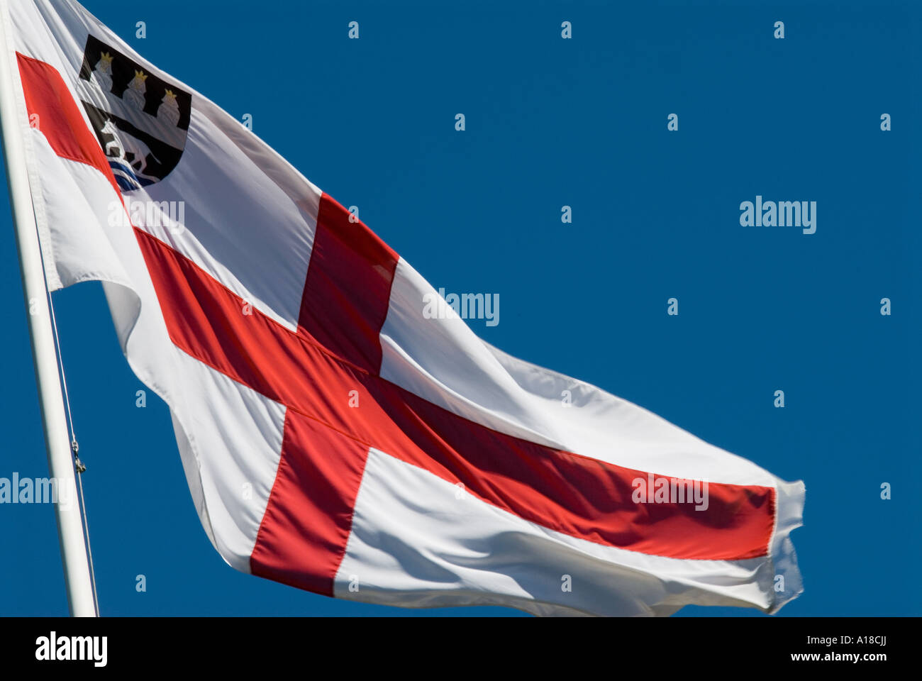 Drapeau anglais. Banque D'Images