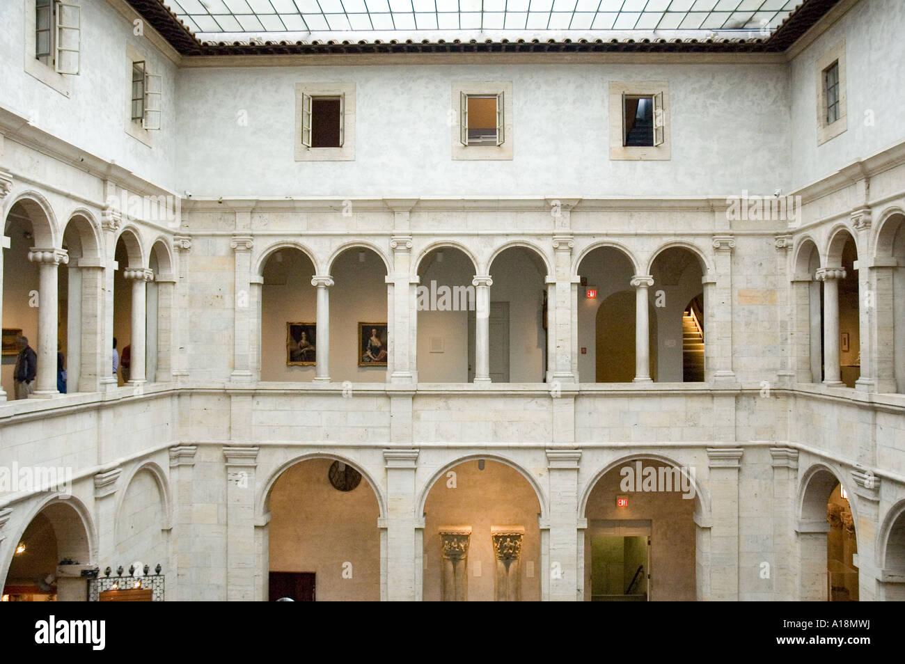 Le Fogg Art Museum à Cambridge, Massachusetts Harvard Banque D'Images