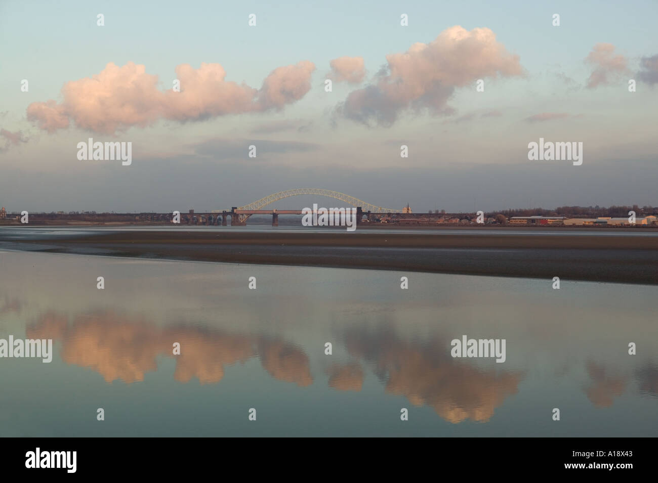 Runcorn Bridge Banque D'Images