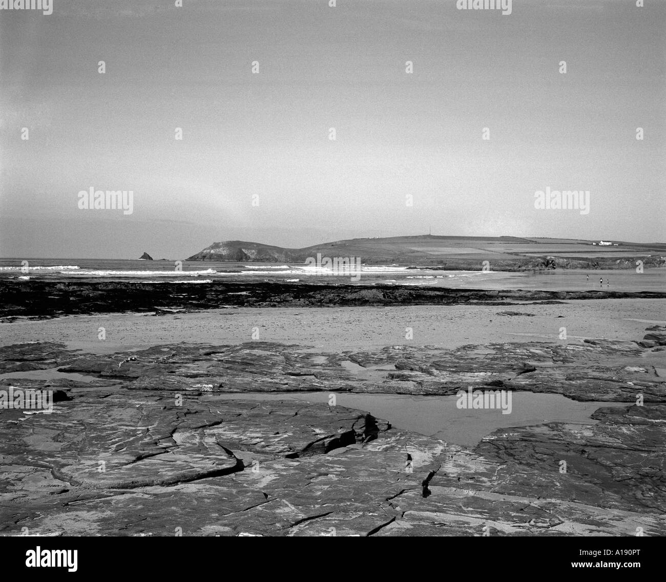 G B Angleterre Beach Nr 2005 St Austell Banque D'Images