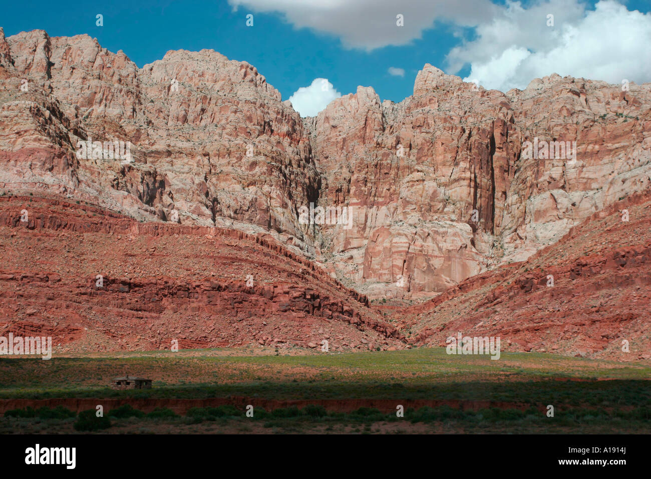 Les falaises Vermillion le nord de l'Arizona, USA. Banque D'Images