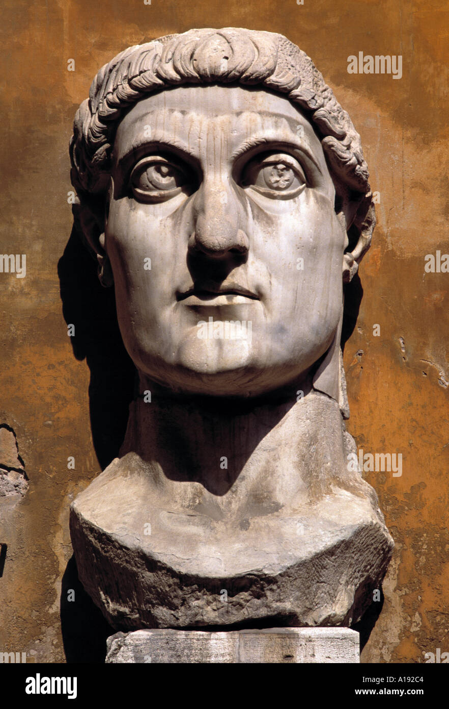 Chef Romain Musée du Capitole Capitole Rome Italie Banque D'Images