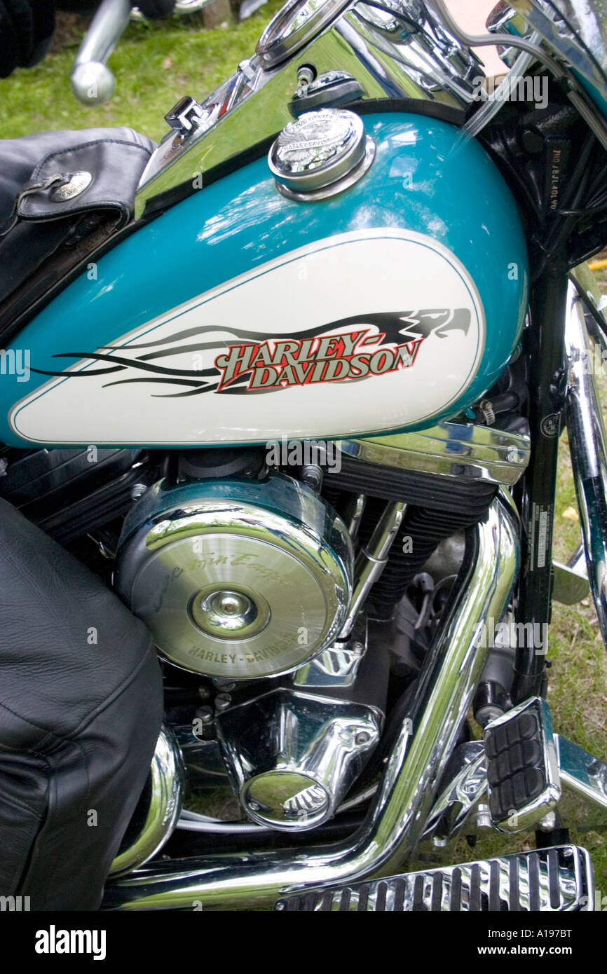 Harley davidson heritage softail motorcycle Banque de photographies et ...