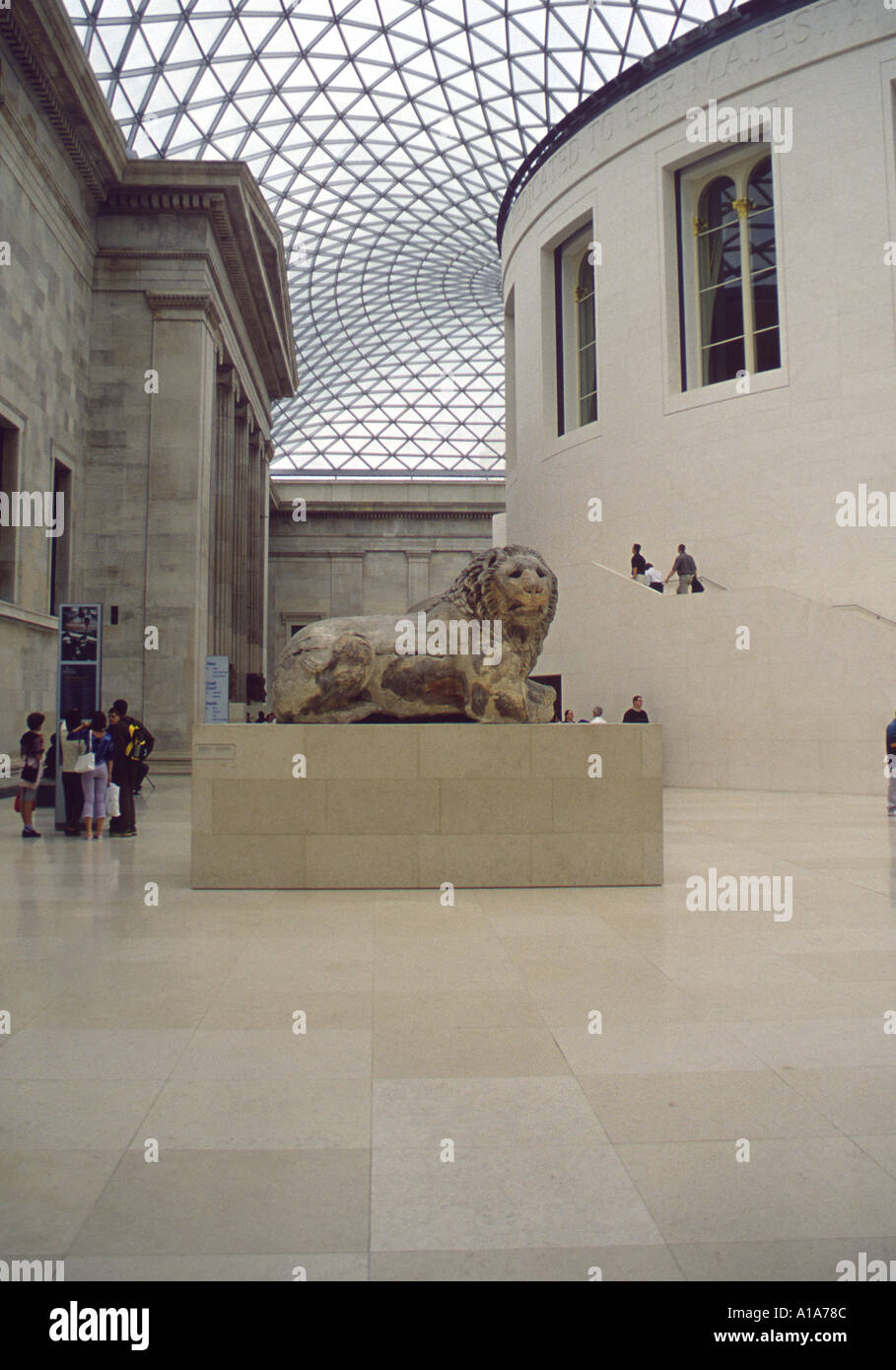 La sculpture du lion Banque D'Images