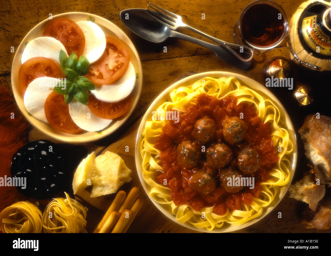 Boulettes de viande italienne Banque D'Images