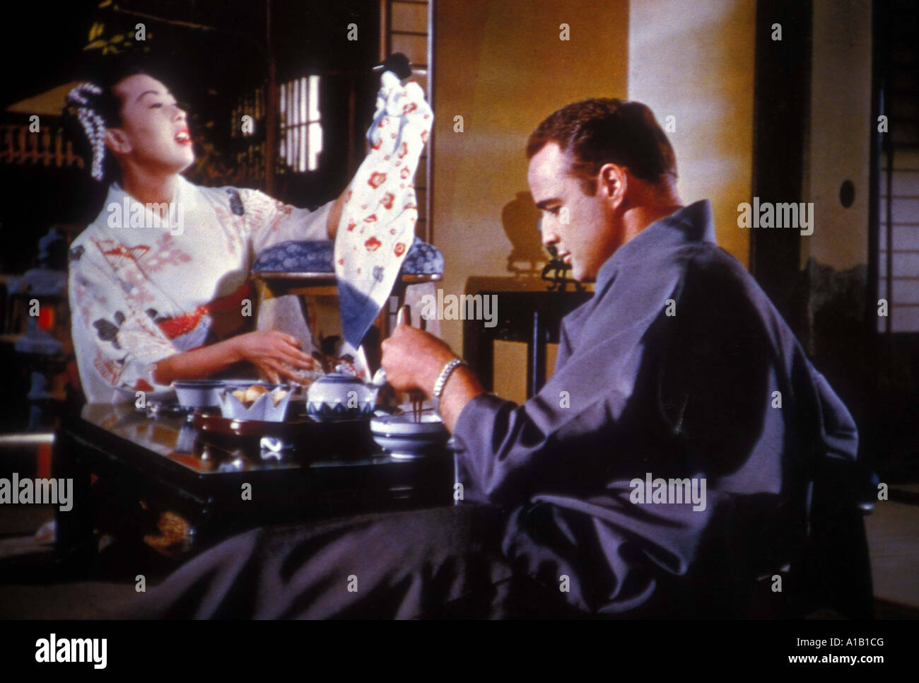 Sayonara Année 1957 Réalisateur Joshua Logan Marlon Brando Banque D'Images