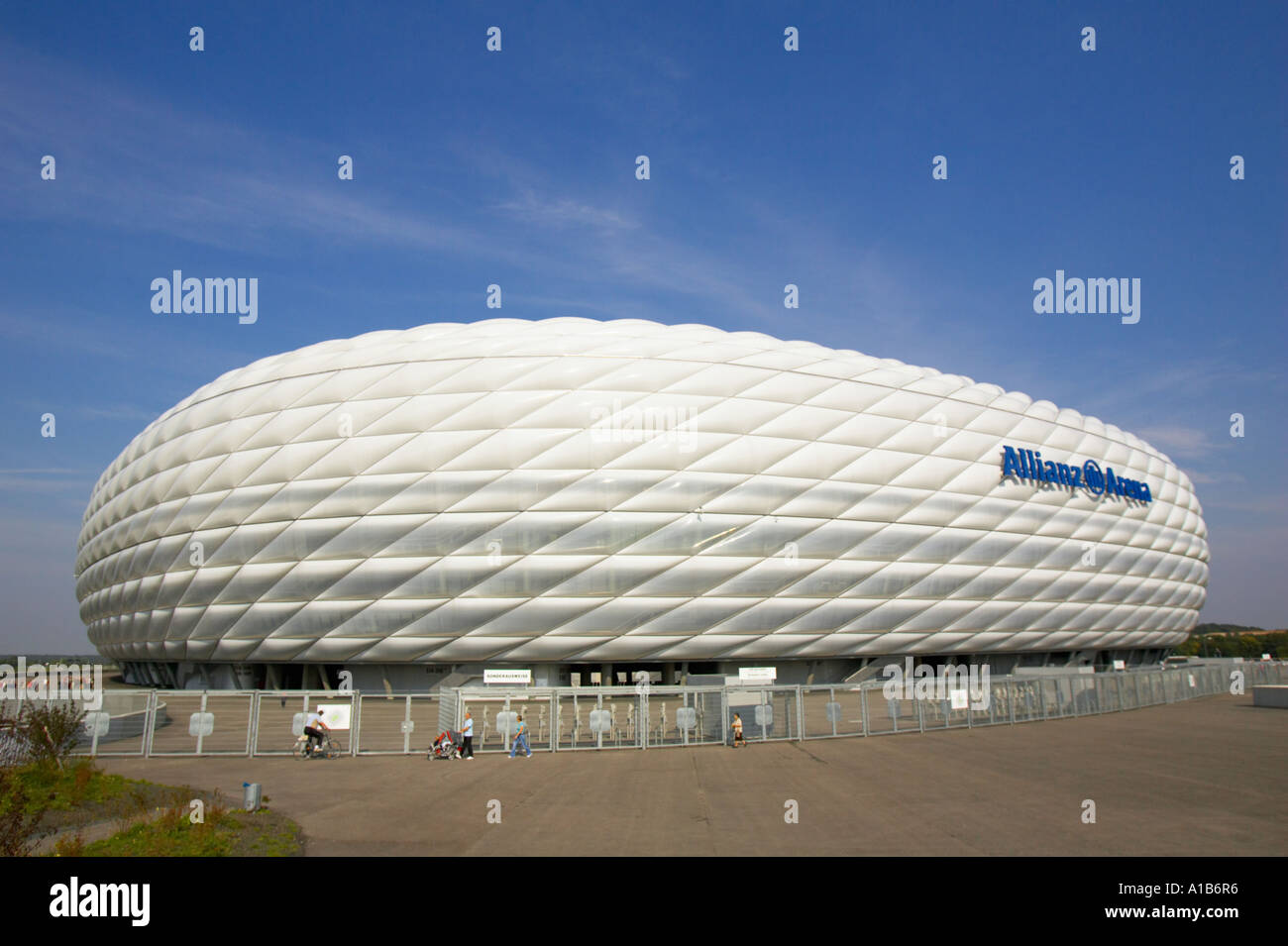 Le stade Allianz Arena Munich Allemagne Banque D'Images