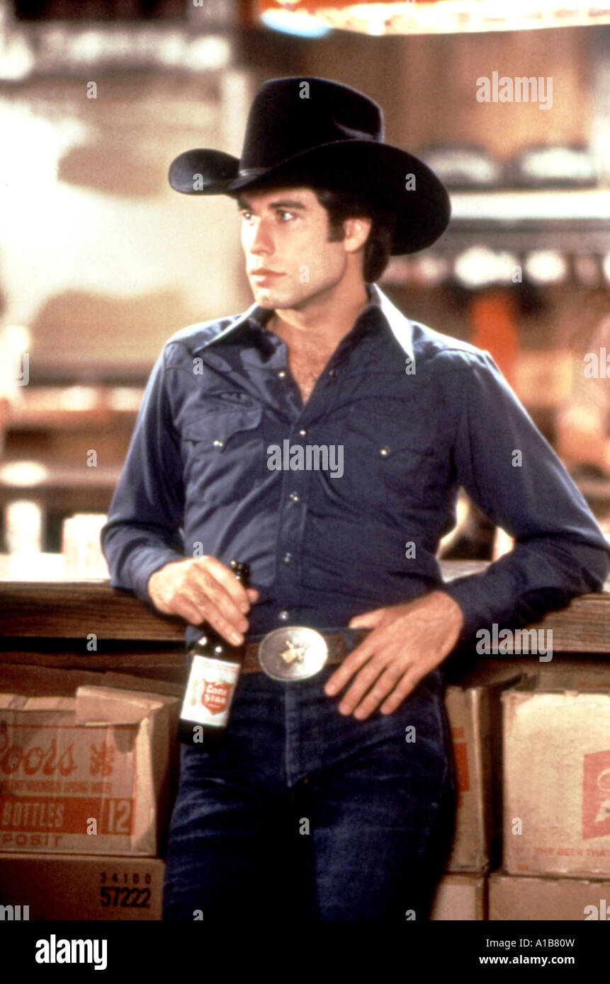 An Urban Cowboy 1980 Directeur James Bridges John Travolta Banque D'Images