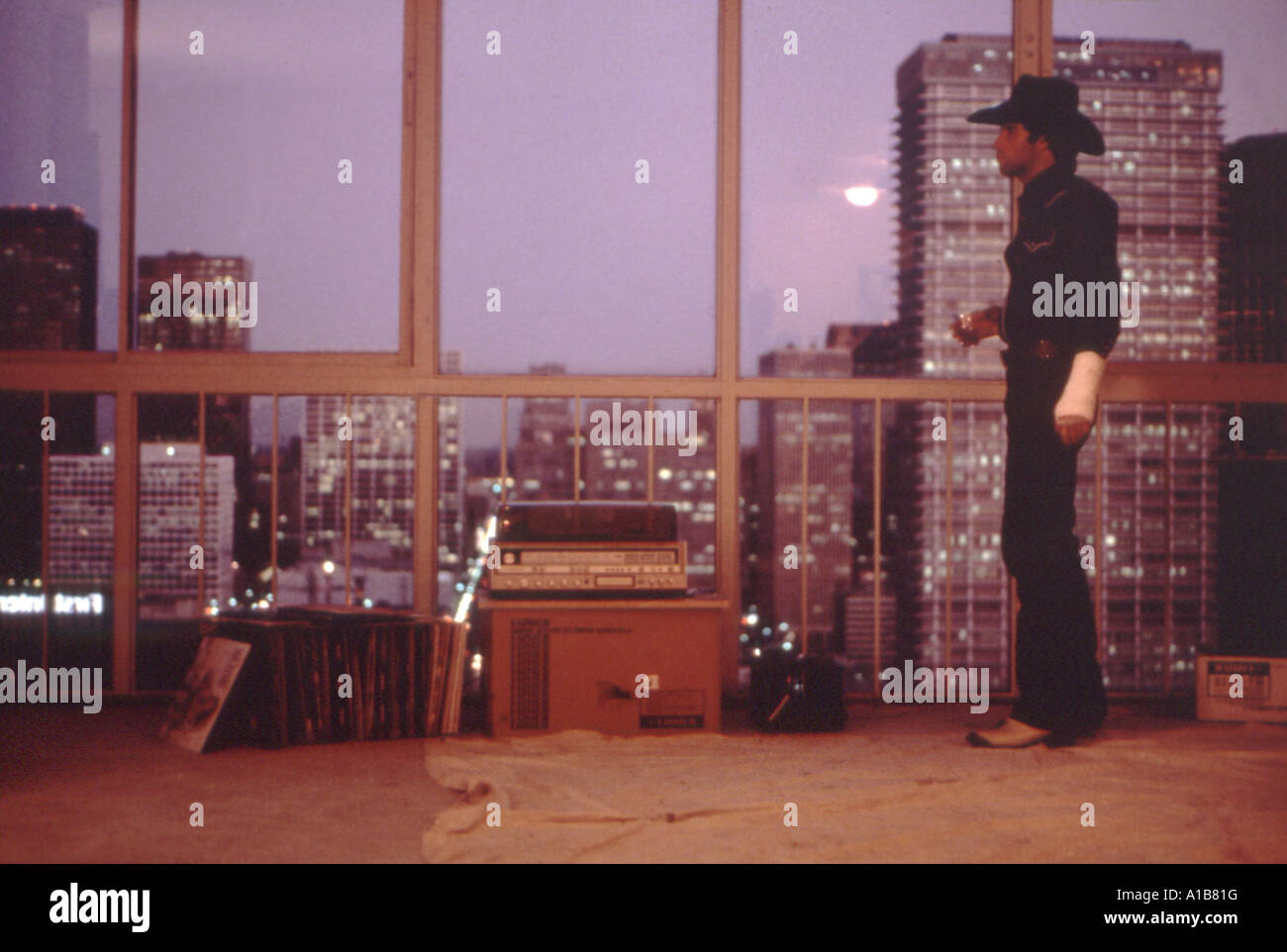 An Urban Cowboy 1980 Directeur James Bridges John Travolta Banque D'Images