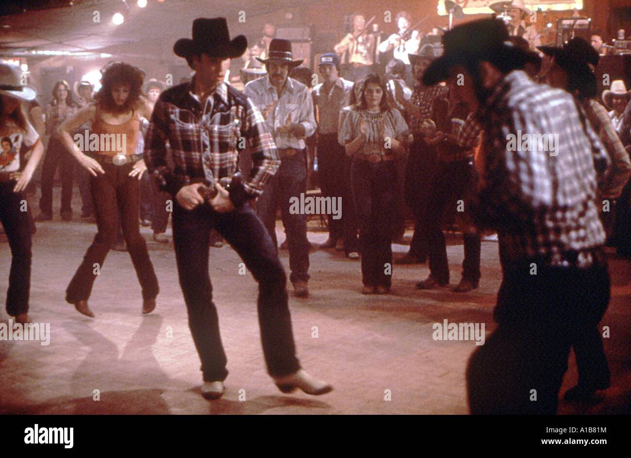 An Urban Cowboy 1980 Directeur James Bridges John Travolta Banque D'Images
