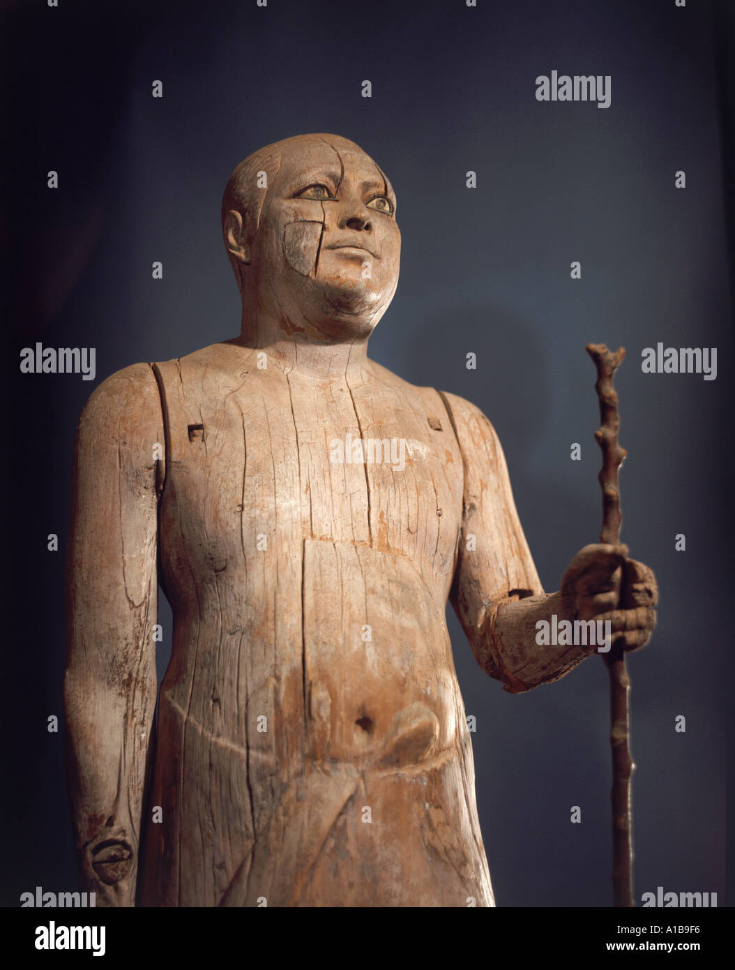Statue de Ka aper Cheikh el Beled Musée du Caire Le Caire Égypte R Ashworth  Photo Stock - Alamy
