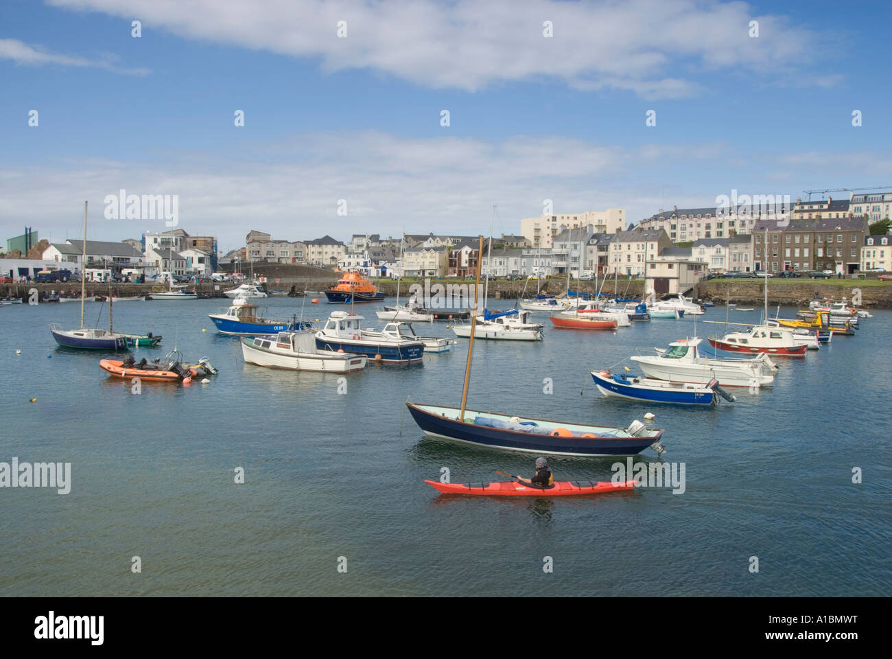 L'Irlande du Nord Port de Portrush kayak Banque D'Images