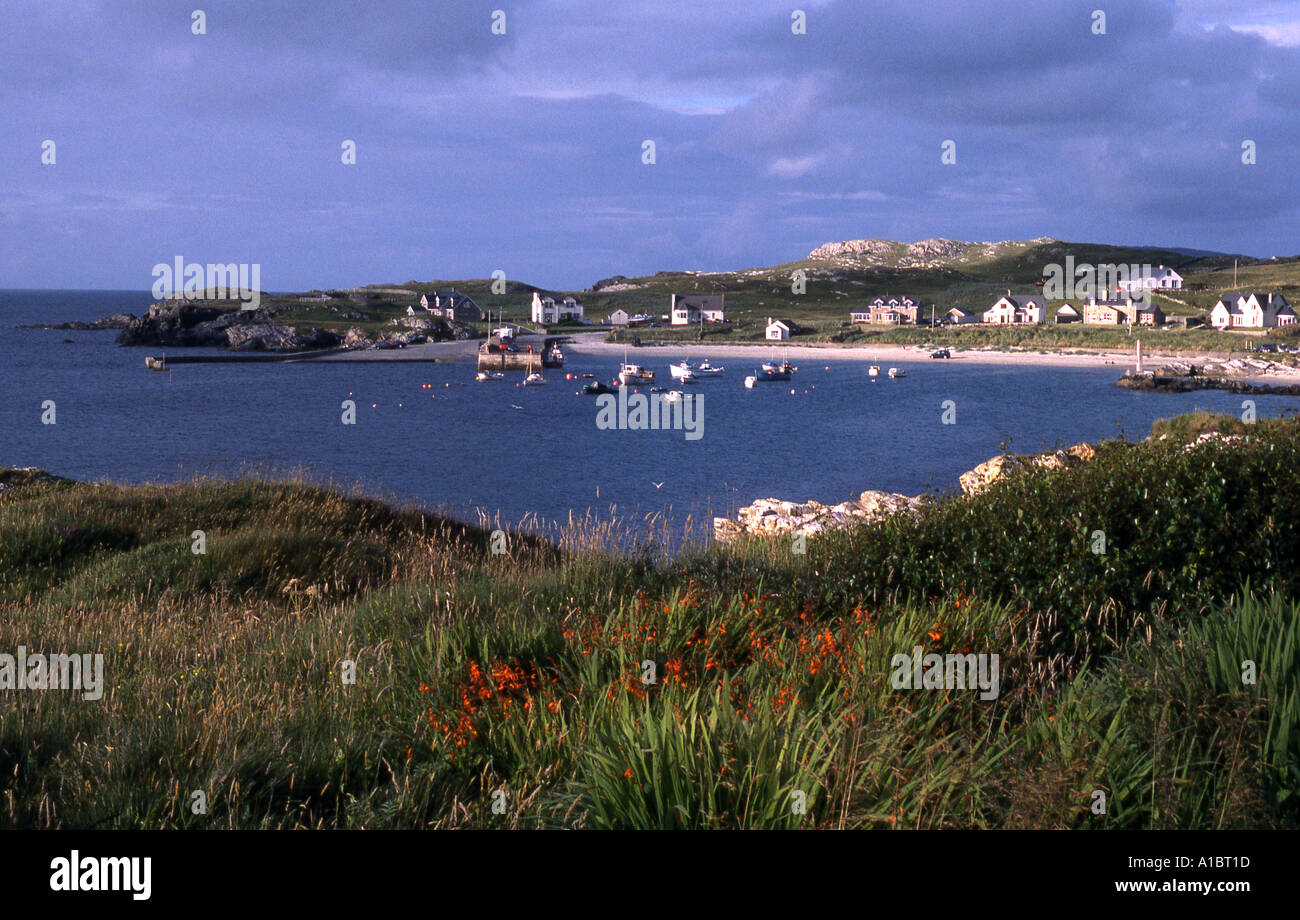 Port na Blagh côte ouest de Donegal Irlande Banque D'Images