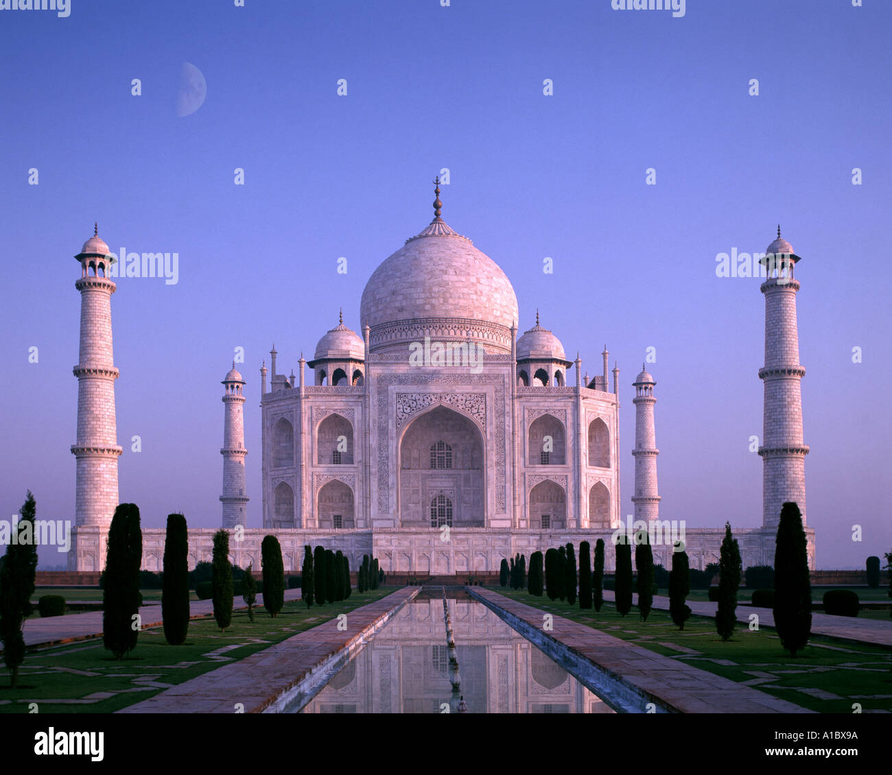- Dans l'AGRA : Taj Mahal Banque D'Images