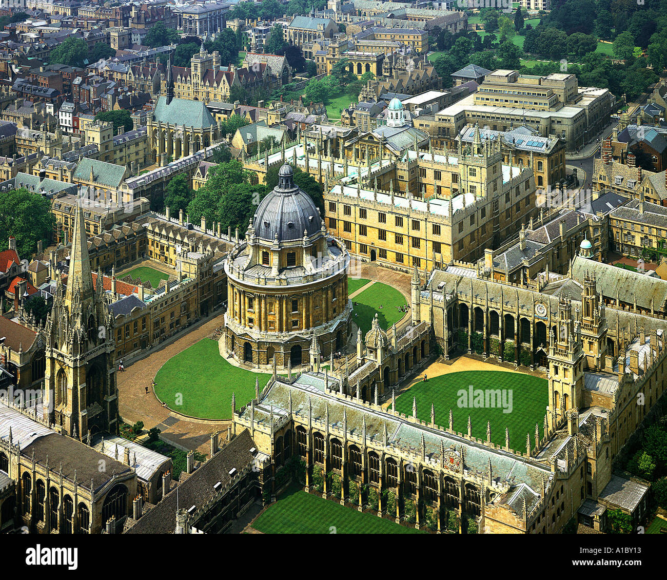 Fr - OXFORDSHIRE Oxford : vu de l'air Banque D'Images