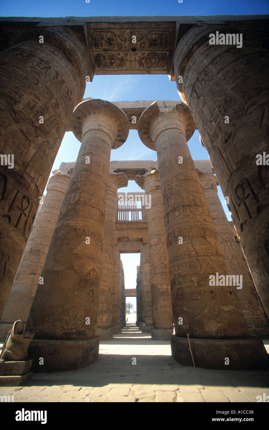 Temple d'Amon, Karmak Temple, Luxor, Egypt Banque D'Images