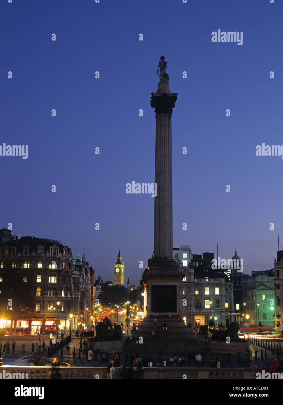 Trafalgar Square, Londres, Angleterre Banque D'Images