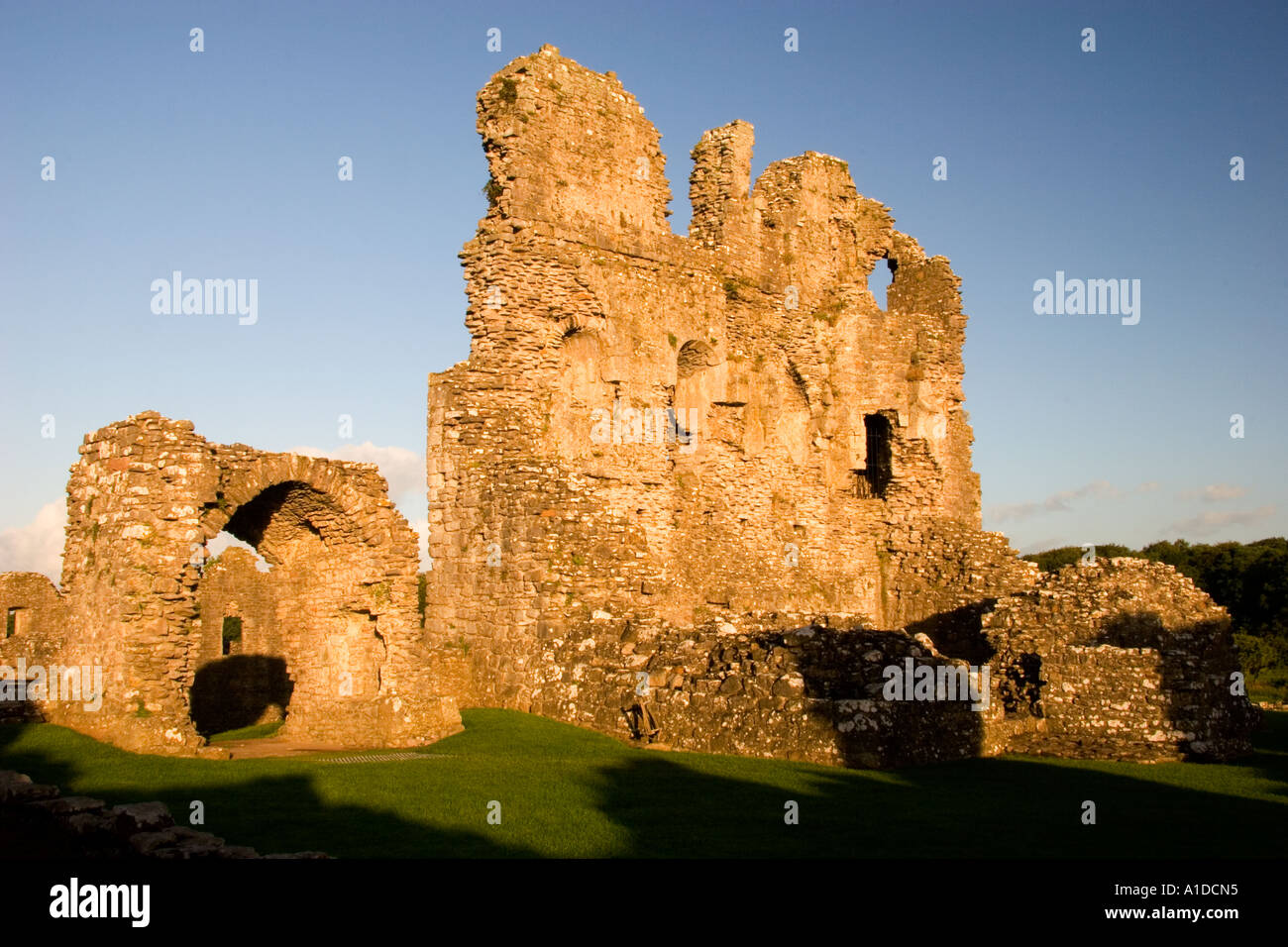 Château de Ogmore Galles du Sud Banque D'Images