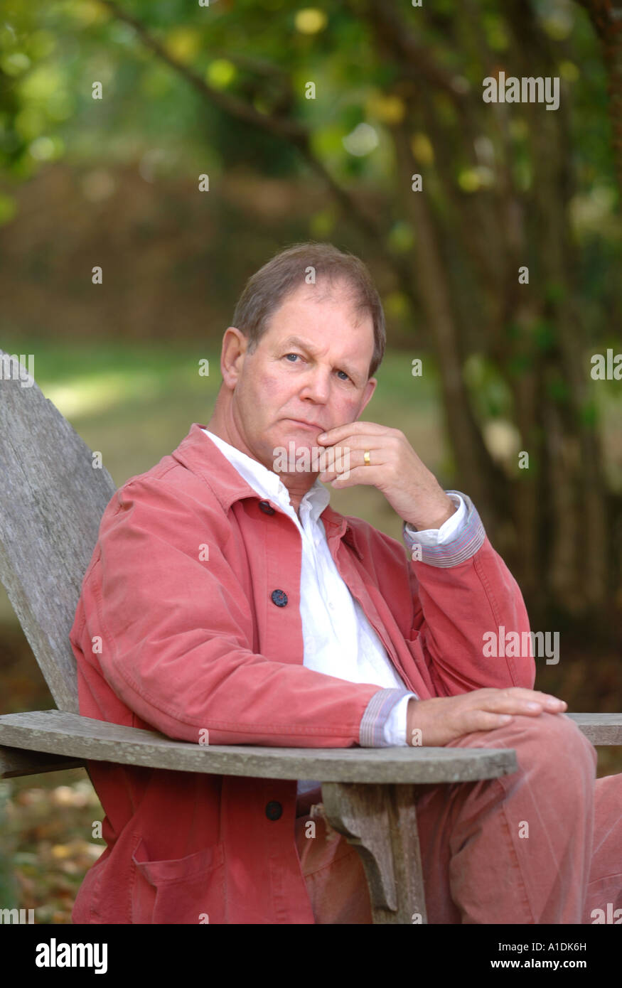 L'AUTEUR MICHAEL MORPURGO À DEVON UK SEP 2006 Banque D'Images