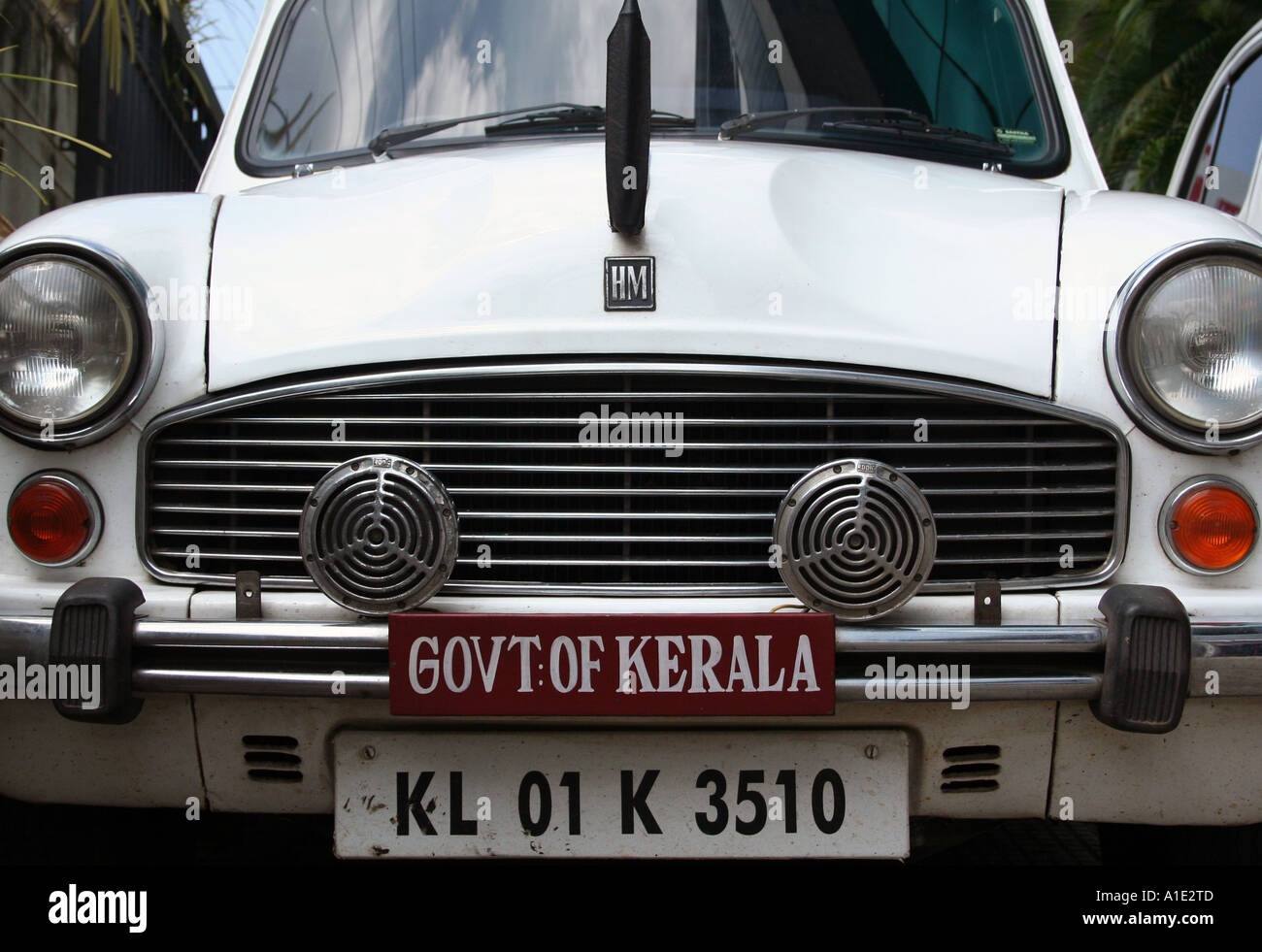 Trivandrum Kerala Inde véhicule politique Banque D'Images