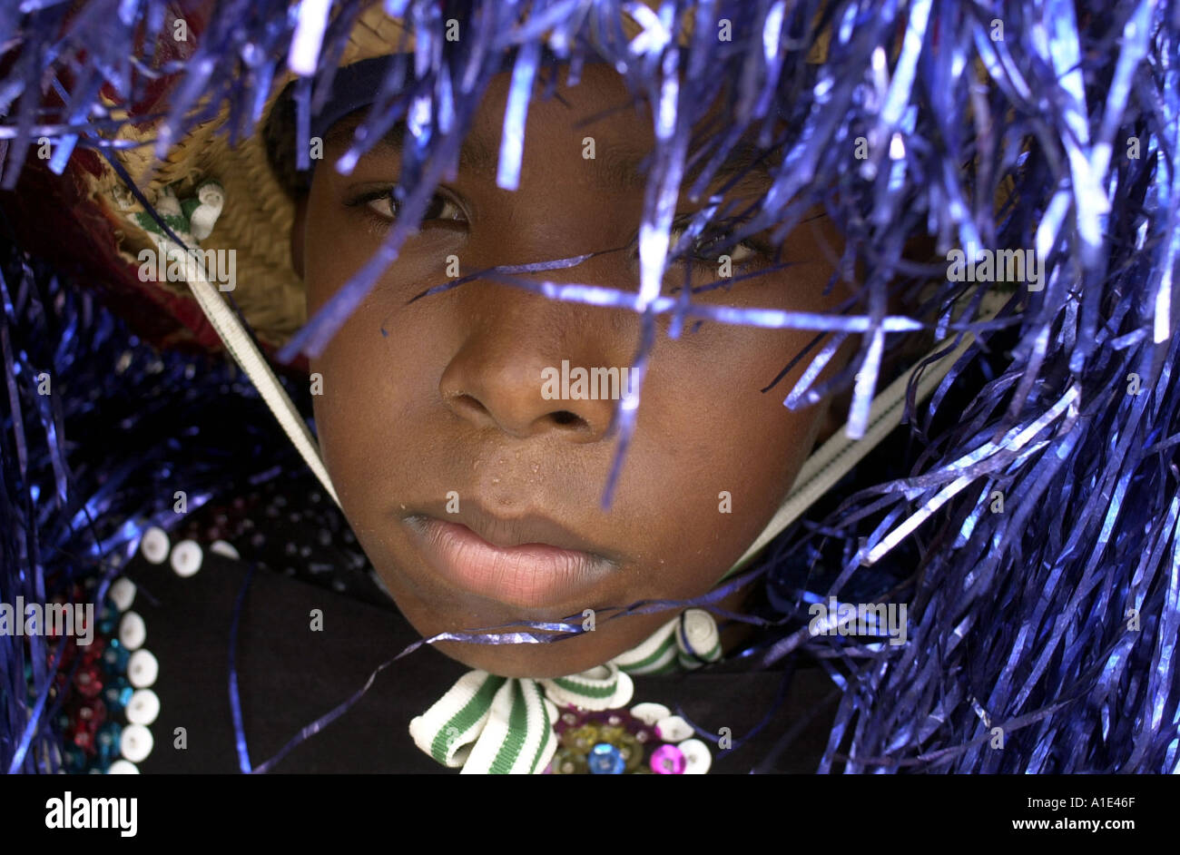 Carnaval Rural Maracatu dans Pernambuco Brésil Banque D'Images