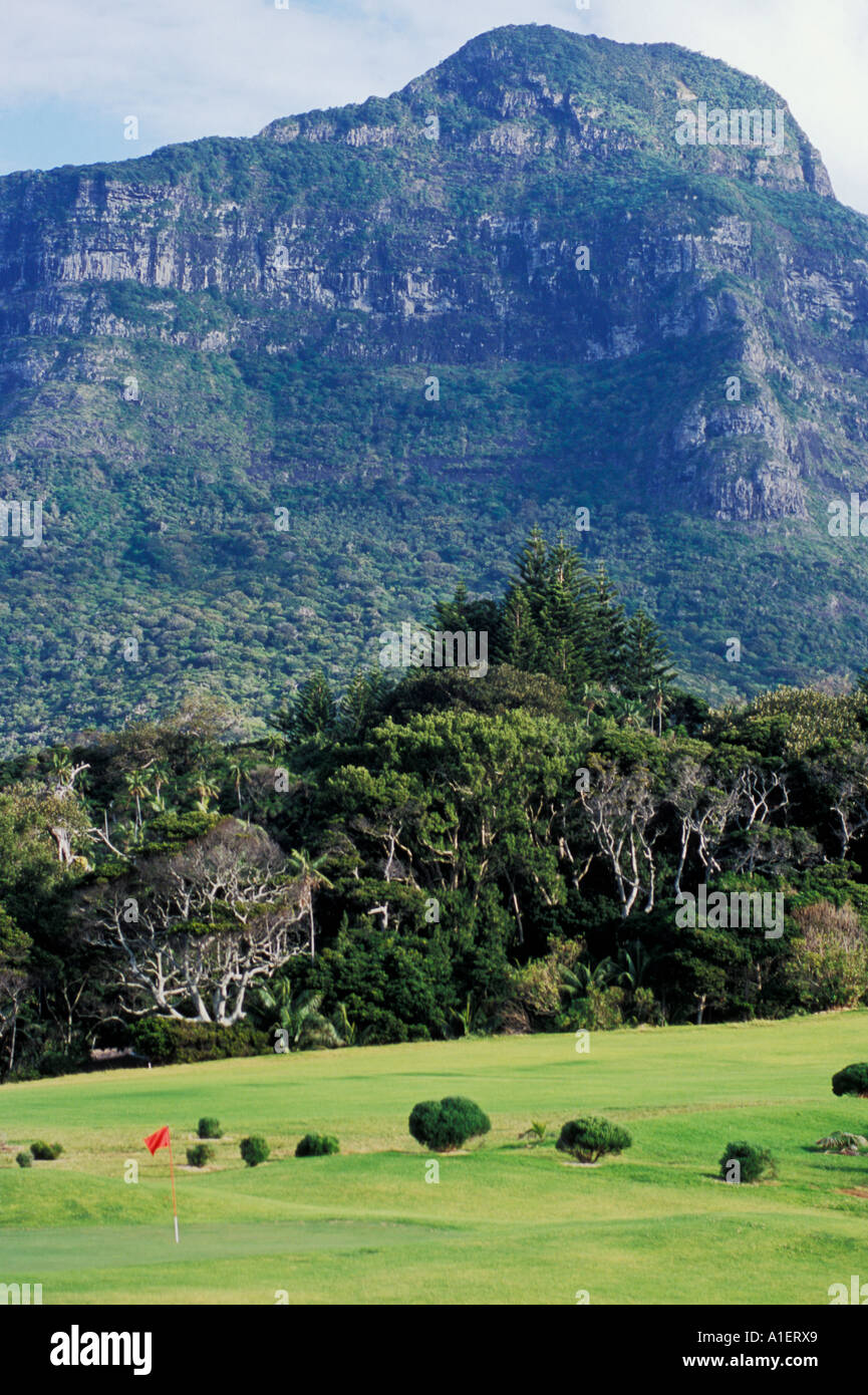 Lord howe island golf course Banque de photographies et d’images à
