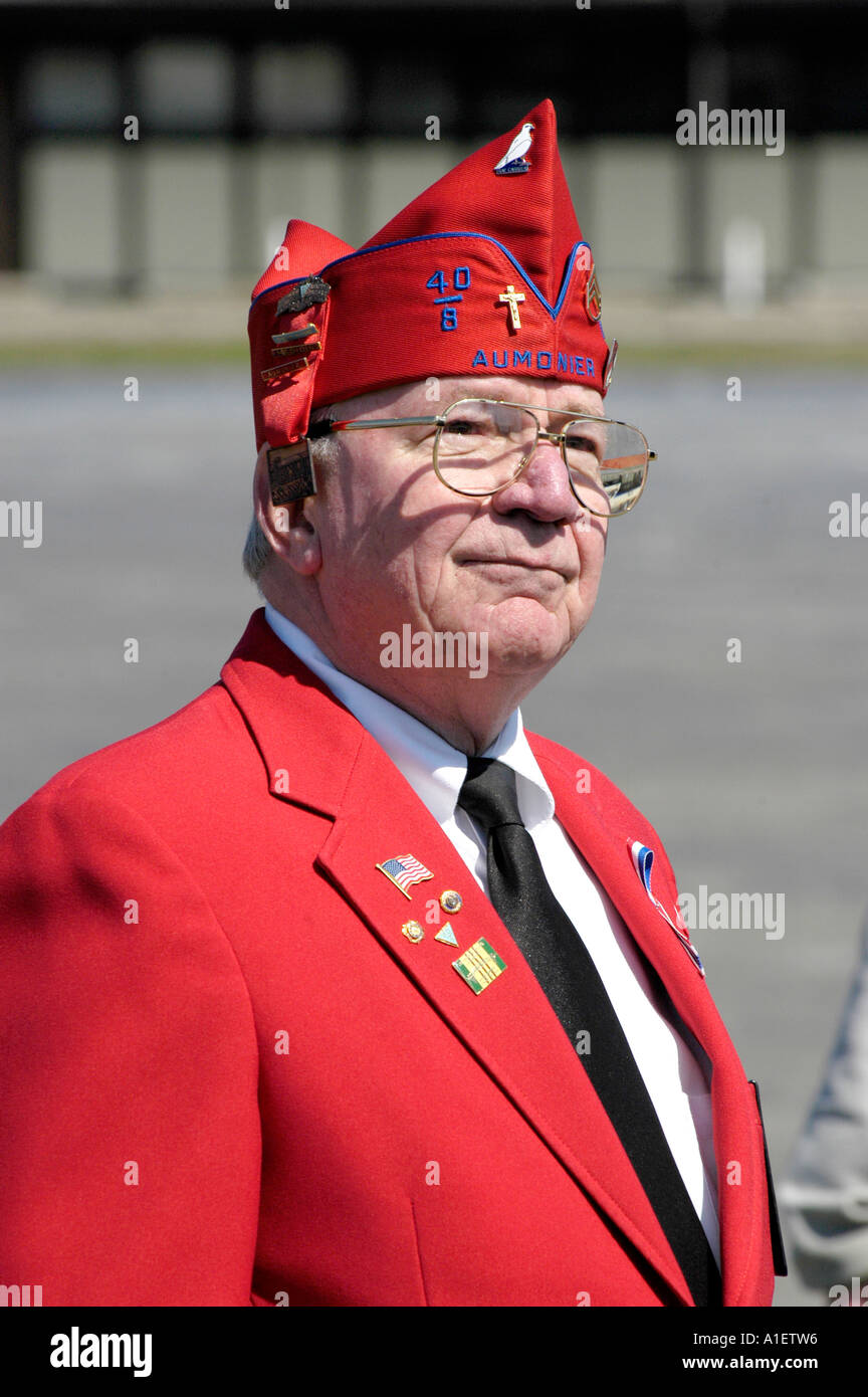 Anciens combattants militaires participent à des activités d'un Memorial Day Parade et festival Banque D'Images