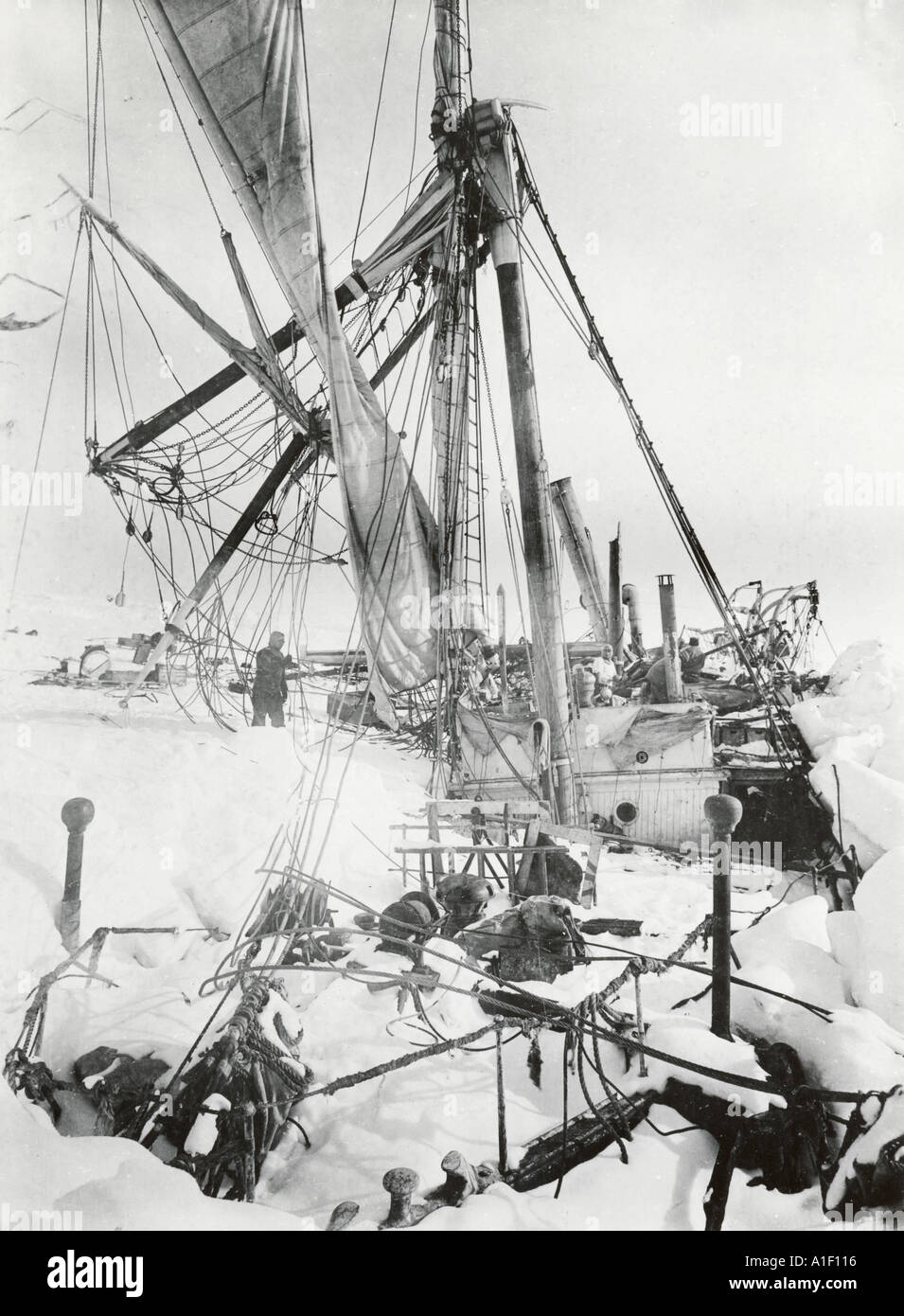 Le naufrage de l'expédition Antarctique Trans impériale d'Endurance Banque D'Images